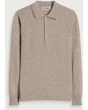 Pittari Knitted Polo - Natural