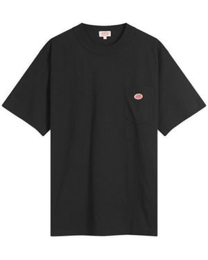 Armor Lux Logo Pocket T-Shirt - Black