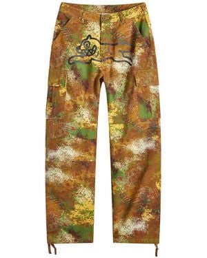 ICECREAM Running Dog Cargo Pant - Yellow
