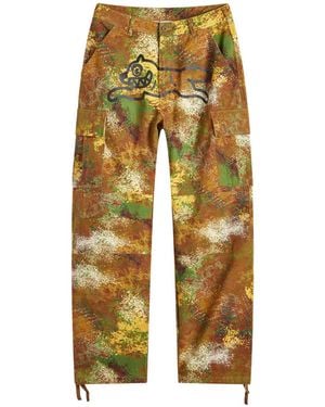 ICECREAM Running Dog Cargo Pant - Yellow