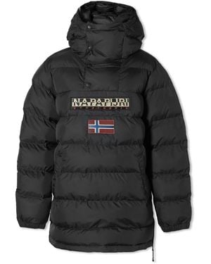Napapijri Northfarer Puffer Pullover Jacket - Black