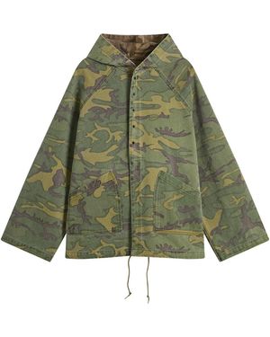 Needles Reversible Hooded Coat - Green