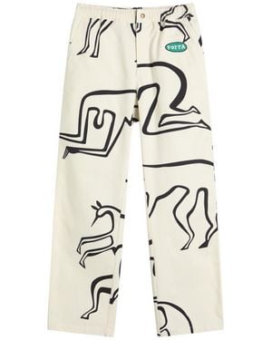 by Parra Yoga Walks Trousers - White
