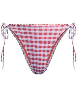 Damson Madder Tie Side Bikini Bottom - Pink