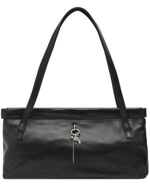Justine Clenquet Flor Chain Charm Bag - Black