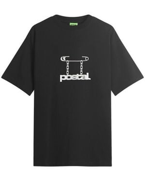 Postalco Safety Pin T-Shirt - Black