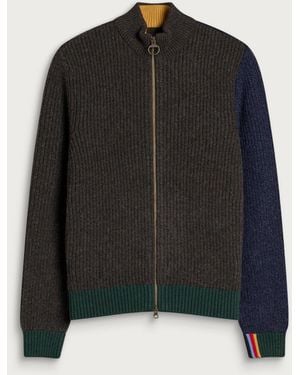 Barbour X Paul Smith Gamefair Cardigan - Black