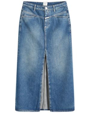 Closed Denim Maxi Skirt - Blue