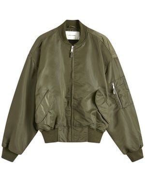 Entire studios Broad Bomber Jacket - Green