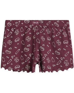 Tala Sleep Lounge Shorts - Purple