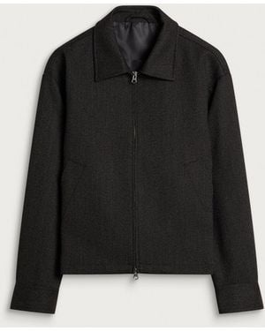 mfpen Stripe Mail Jacket - Black