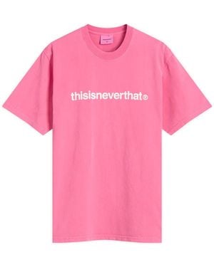 thisisneverthat T-Logo T-Shirt - Pink