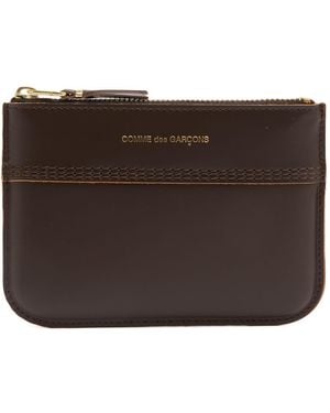 Comme des Garçons Wallet Sa8100Ts Triple Stitch Wallet - Brown