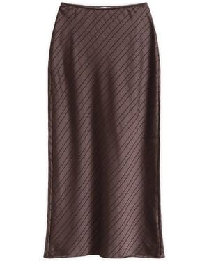 Samsøe & Samsøe Saagneta Long Skirt - Brown