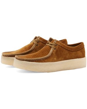 Clarks Wallabee Cup Corduroy - Brown