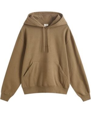 Saint Laurent Tonal Vintage Logo Hoodie - Brown