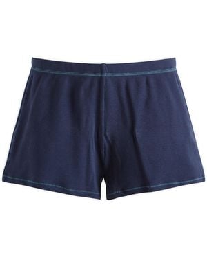 Skims Cotton Rib Loose Short - Blue