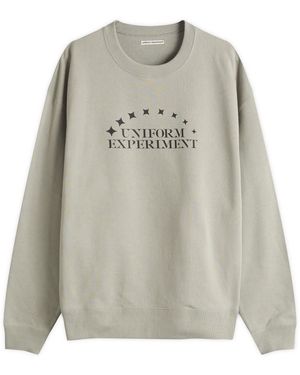 Uniform Experiment Stencil Logo Sweatshirt - Grey