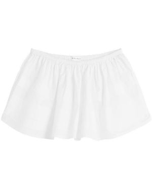 My Mum Made It Pleat Mini Skirt - White
