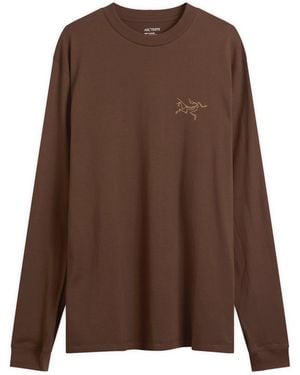 Arc'teryx Kragg Sl Long Sleeve T-Shirt - Brown