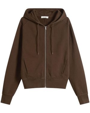 Entire studios Slim Zip Up Hoodie - Brown