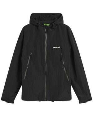 Postalco Discovery Shell Hooded Jacket - Black