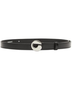 Coperni Logo Skinny Belt - Black