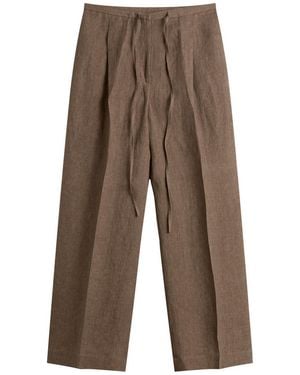 Rohe Rohe Relaxed Drawstring Trousers - Brown