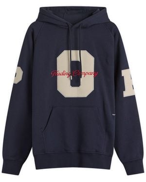 Pop Trading Co. Football Hoodie - Blue