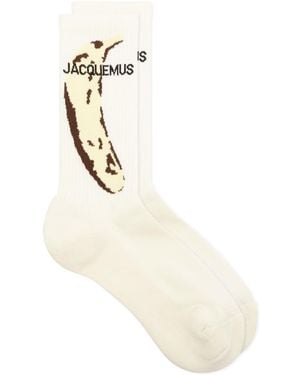 Jacquemus Banana Socks - White