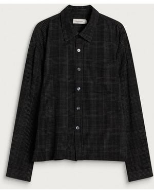 mfpen Check Priority Shirt - Black