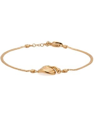 Missoma Spiral Cobra Chain Bracelet - Metallic