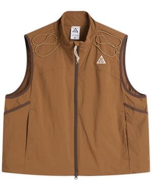 Nike Acg Death Bloom Vest - Brown