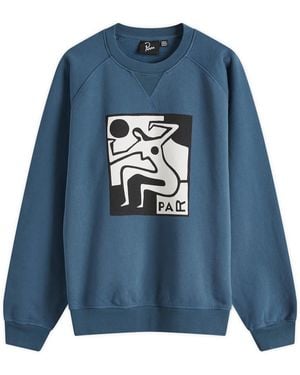 by Parra Ball Sports Crew Neck Sweatshirt - Blue