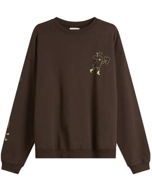 Damson Madder Apple Peel Sweatshirt - Brown