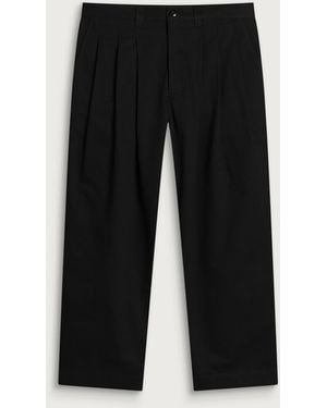 Scrt The Triple Pleat Pants (Cotton) - Black