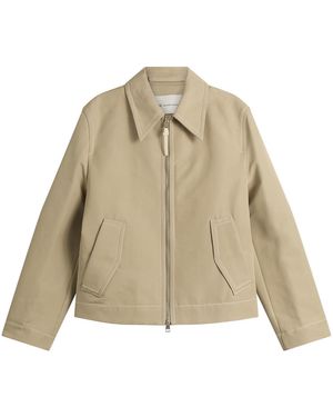 Ami Paris Zipped Jacket - Natural