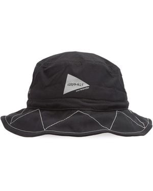 Gramicci X And Wander Zigzag Stitch Hat - Black