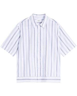 NN07 Reed Boxy Short Sleeve Shirt - Blue