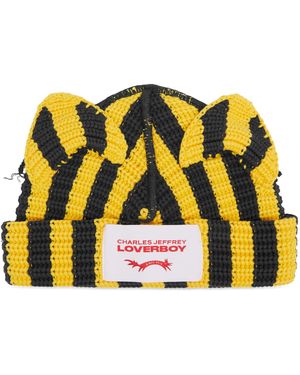 Charles Jeffrey Chunky Ears Beanie - Yellow