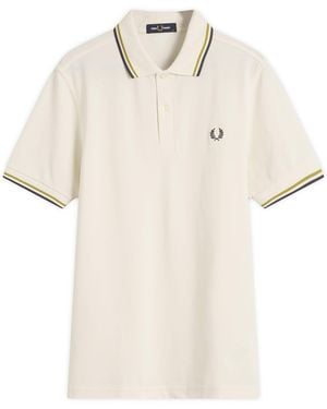 Fred Perry Twin Tipped Polo Shirt - Natural