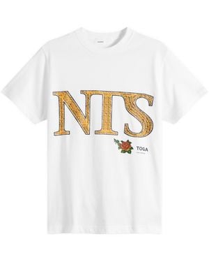 Toga Toga X Nts Print T-Shirt - White