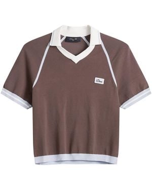 Dime Knitted Jersey - Brown