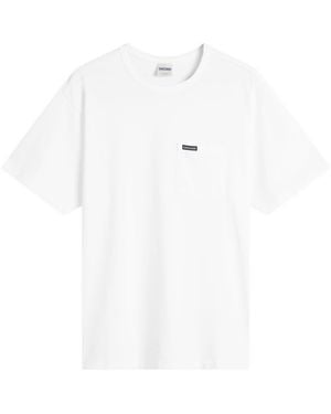 Dubbleware Pocket Label T-Shirt - White