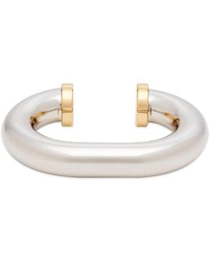 Rabanne Xl Link Cuff Bangle - Metallic