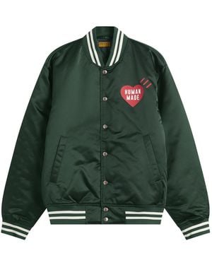 Human Made Nylon Stadium Jacket - Green