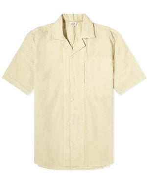 Armor Lux Seersucker Vacation Shirt - Yellow