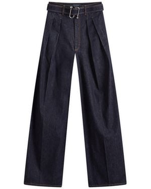 Sportmax Blanc Wide Leg Jeans - Blue