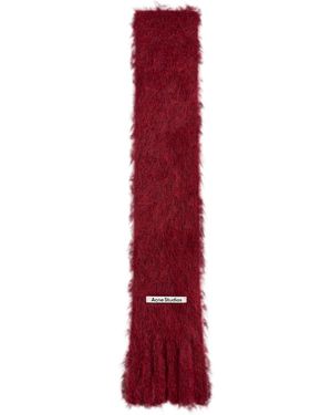 Acne Studios Kinna Skinny Scarf - Red