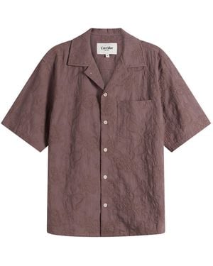 Corridor NYC Paisley Embroidery Ss - Brown